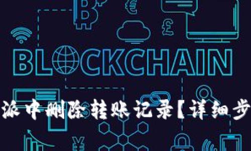 : 如何在比特派中删除转账记录?详细步骤与注意事项