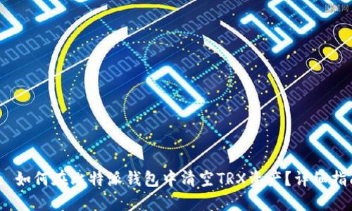 : 如何在比特派钱包中清空TRX资产?详细指南