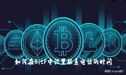 如何在BitP中设置联系电话的时间