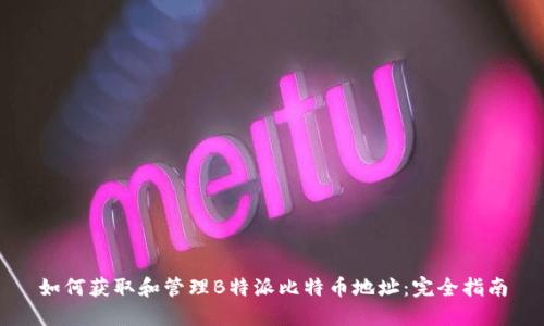 如何获取和管理B特派比特币地址:完全指南