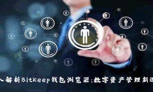 深入解析BitKeep钱包浏览器：数字资产管理新选择