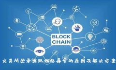 交易所登录出现网络异常